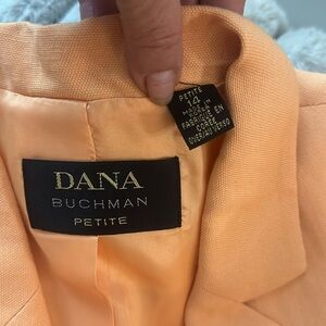 NWO Dana Buckman Gorgeous color rayon silk blazer Jacket Size 14